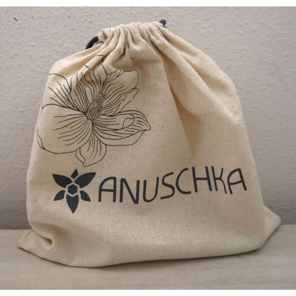 Anuschka Pink Dragonflies Hand-Painted Leather Crossbody Bag RFID Protection - Picture 10 of 10